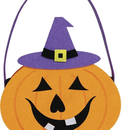 Halloween Mand Pompoen 18cm - Partywinkel - 8434077249857
