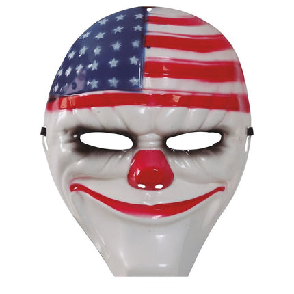 Halloween Masker Amerikaanse Clown van Fiestas Guirca koop je bij Partywinkel