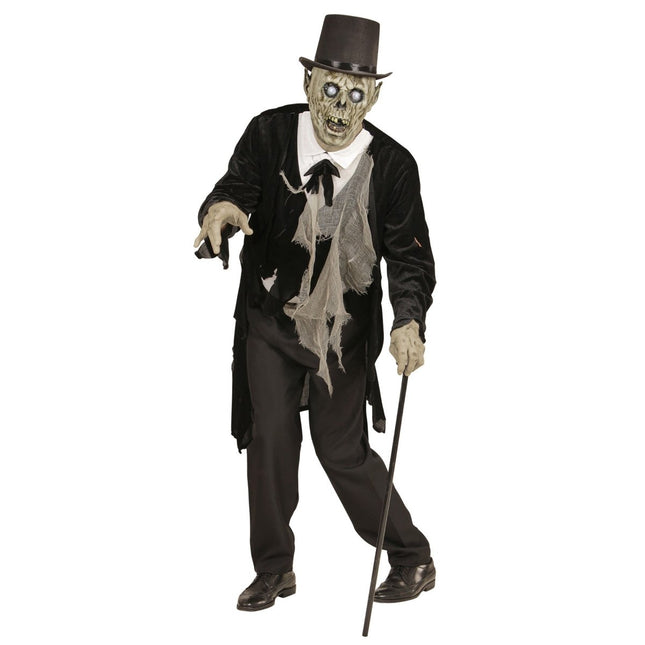 Halloween Masker Bruidegom Zombie van Widmann koop je bij Partywinkel