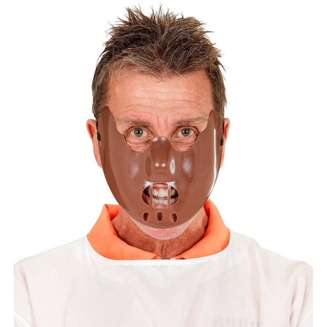 Halloween Masker Bruin Mond van Widmann koop je bij Partywinkel
