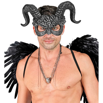 Halloween Masker Demoon van Widmann koop je bij Partywinkel