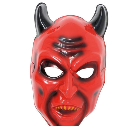 Halloween Masker Duivel Rood - Partywinkel - 8434077027882