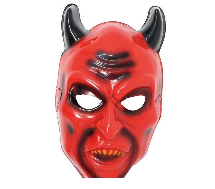 Halloween Masker Duivel Rood - Partywinkel - 8434077027882