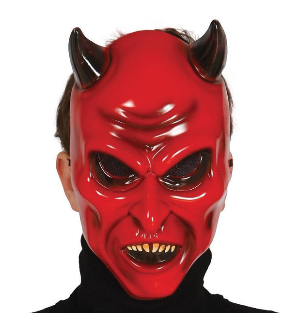 Halloween Masker Duivel Rood - Partywinkel - 8434077027882