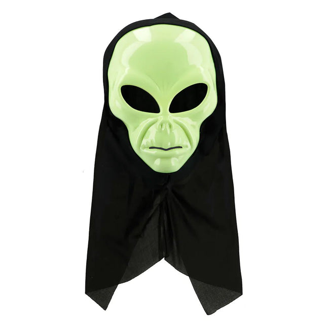 Halloween Masker Groen Alien van Boland koop je bij Partywinkel