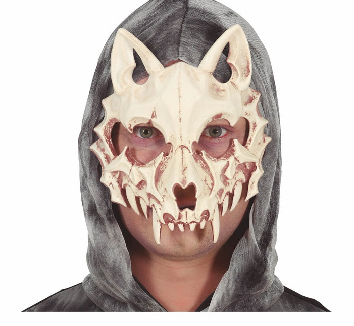 Halloween Masker Katten Skelet van Fiestas Guirca koop je bij Partywinkel