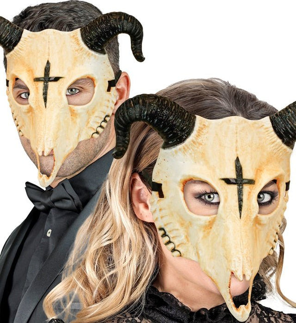 Halloween Masker Ram Kruis van Widmann koop je bij Partywinkel
