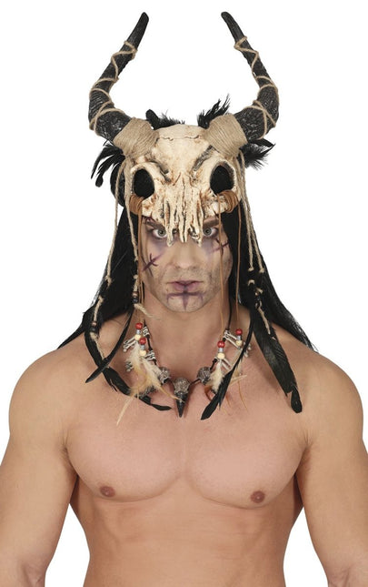 Halloween Masker Ram Schedel - Partywinkel - 8434077120712