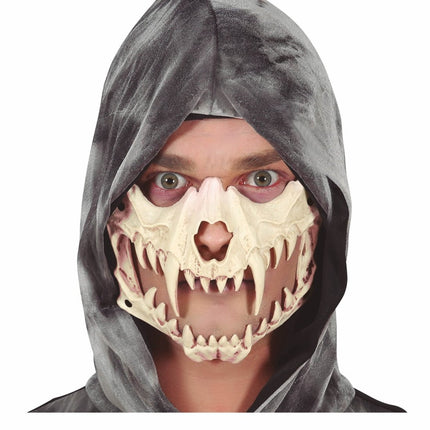 Halloween Masker Schedel Tanden van Fiestas Guirca koop je bij Partywinkel