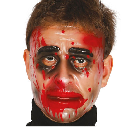 Halloween Masker Transparant - Partywinkel - 8434077027912