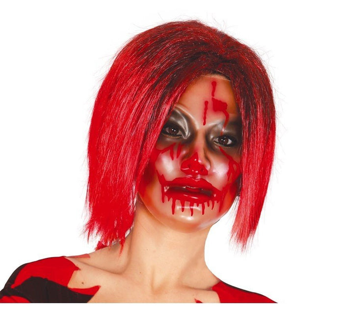 Halloween Masker Transparant Vrouw - Partywinkel - 8434077027929