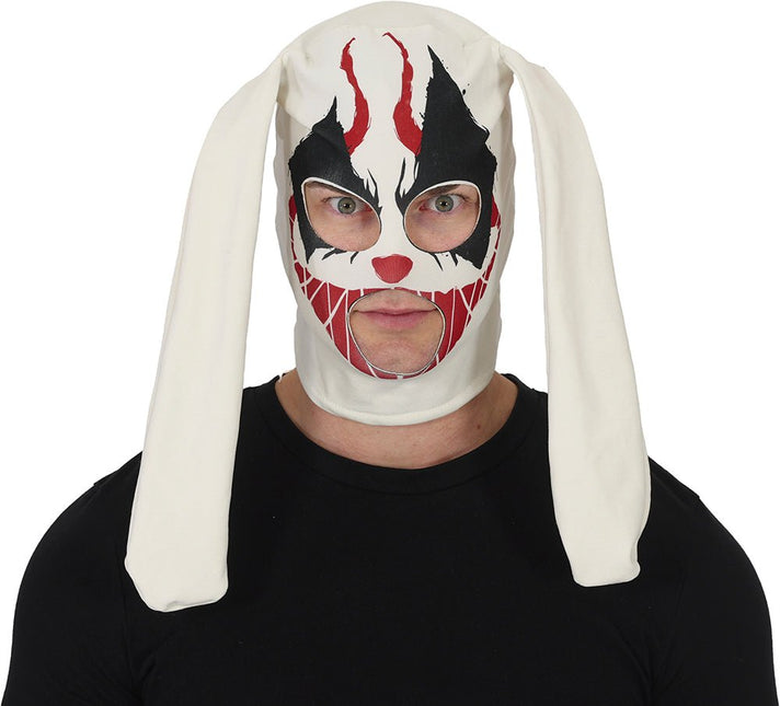 Halloween Masker Wit Konijn van Fiestas Guirca koop je bij Partywinkel