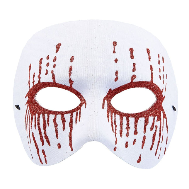 Halloween Masker Wit Psychopaat van Widmann koop je bij Partywinkel
