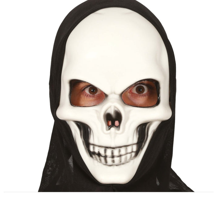 Halloween Masker Wit Schedel - Partywinkel - 8434077200537