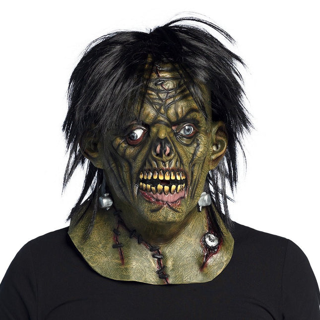 Halloween Masker Zombie Franky - Partywinkel - 8712026975898