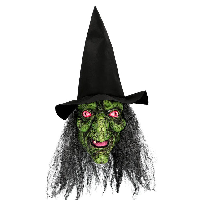 Halloween Masker Zwart Heks van Boland koop je bij Partywinkel