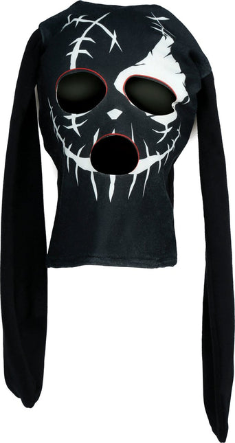 Halloween Masker Zwart Konijn van Fiestas Guirca koop je bij Partywinkel