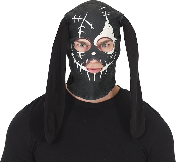 Halloween Masker Zwart Konijn van Fiestas Guirca koop je bij Partywinkel