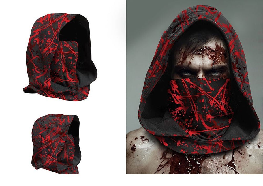 Halloween Muts Zwart Bloed Spetters van Fiestas Guirca koop je bij Partywinkel