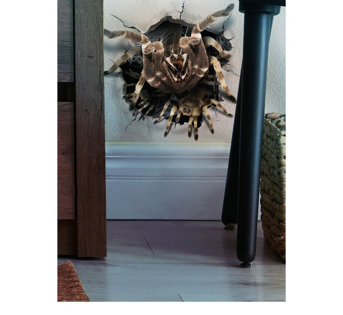 Halloween Muursticker Spinn 16cm - Partywinkel - 8434077268940