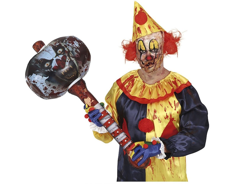 Halloween Nep Hamer Opblaasbaar 90cm van Fiestas Guirca koop je bij Partywinkel