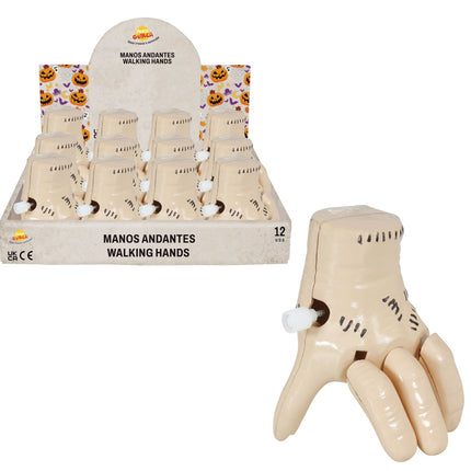Halloween Nep Hand 8cm 12st van Fiestas Guirca koop je bij Partywinkel