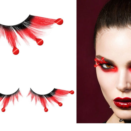 Halloween Nep Wimpers Bloeddruppels - Partywinkel - 8434077150894