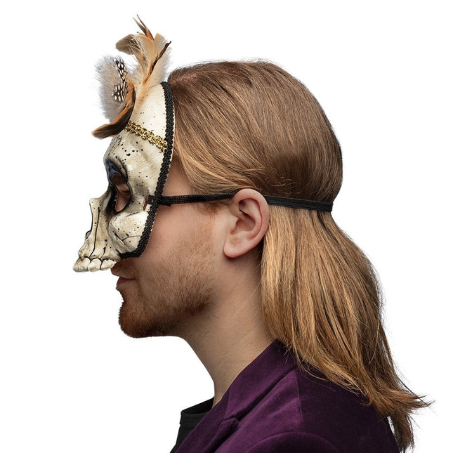 Halloween Oogmasker Voodoo Damballa van Boland koop je bij Partywinkel