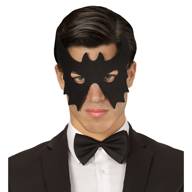 Halloween Oogmasker Zwart Vleermuis van Widmann koop je bij Partywinkel