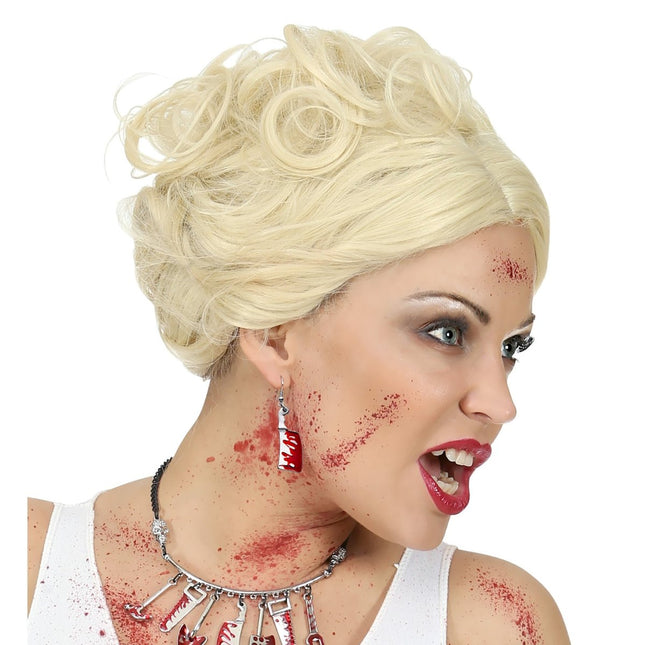 Halloween Oorbellen Hakmes van Widmann koop je bij Partywinkel