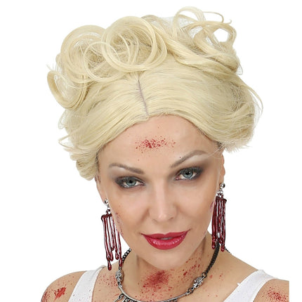 Halloween Oorbellen Rood Bloed van Widmann koop je bij Partywinkel