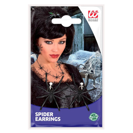 Halloween Oorbellen Spinnen van Widmann koop je bij Partywinkel