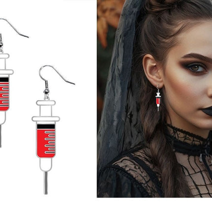 Halloween Oorbellen Spuiten van Fiestas Guirca koop je bij Partywinkel