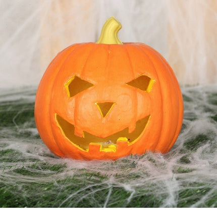 Halloween Pompoen Licht Oranje 16cm van Fiestas Guirca koop je bij Partywinkel