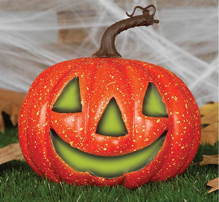 Halloween Pompoen met Licht 20cm van Fiestas Guirca koop je bij Partywinkel
