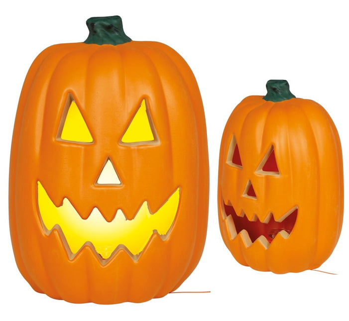 Halloween Pompoen Met Licht 40cm van Fiestas Guirca koop je bij Partywinkel