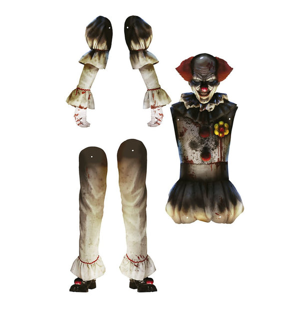 Halloween Pop Clown 1,8m van Fiestas Guirca koop je bij Partywinkel