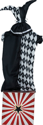 Halloween Pop Clown Met Licht, Geluid En Beweging 1,7m van Fiestas Guirca koop je bij Partywinkel