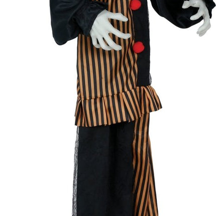 Halloween Pop Clown Met Licht, Geluid En Beweging 1,7m van Fiestas Guirca koop je bij Partywinkel