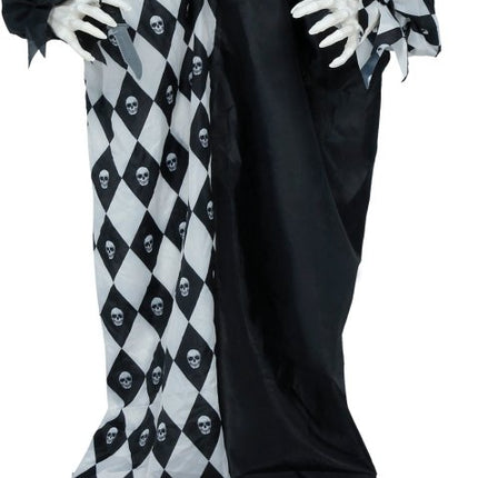 Halloween Pop Clown Met Licht, Geluid En Beweging 1,7m van Fiestas Guirca koop je bij Partywinkel