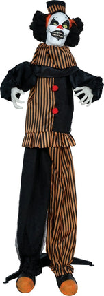 Halloween Pop Clown Met Licht, Geluid En Beweging 1,7m van Fiestas Guirca koop je bij Partywinkel