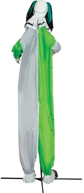 Halloween Pop Clown Met Licht, Geluid En Beweging 2,55m van Fiestas Guirca koop je bij Partywinkel