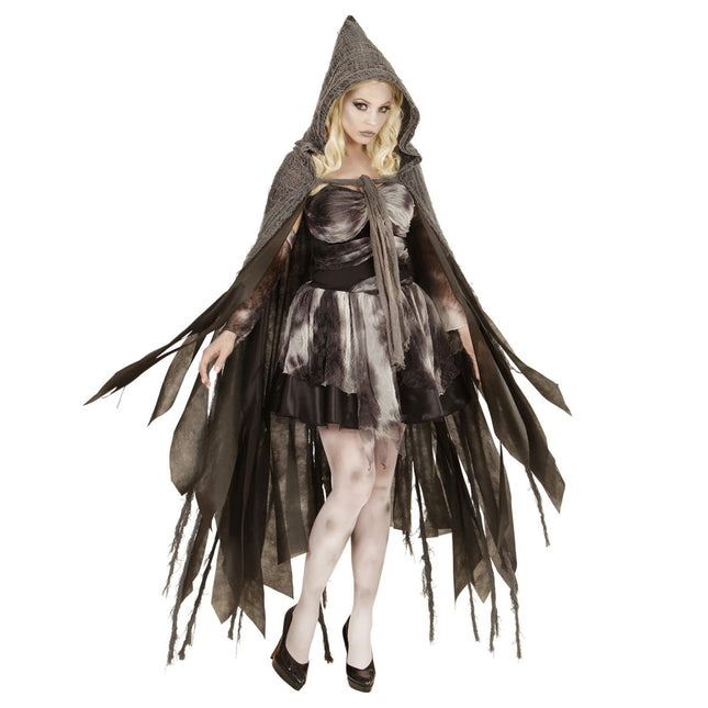 Halloween Pop Gescheurde Cape 2m van Widmann koop je bij Partywinkel