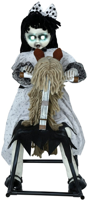 Halloween Pop Op Hobbelpaard Met Licht, Geluid En Beweging 70cm van Fiestas Guirca koop je bij Partywinkel