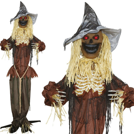 Halloween Pop Vogelverschrikker Met Licht, Geluid En Beweging 2,25m van Fiestas Guirca koop je bij Partywinkel