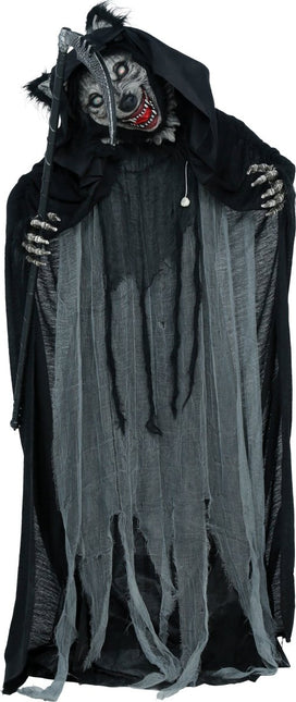 Halloween Pop Weerwolf Met Licht, Geluid En Beweging 1,75m van Fiestas Guirca koop je bij Partywinkel