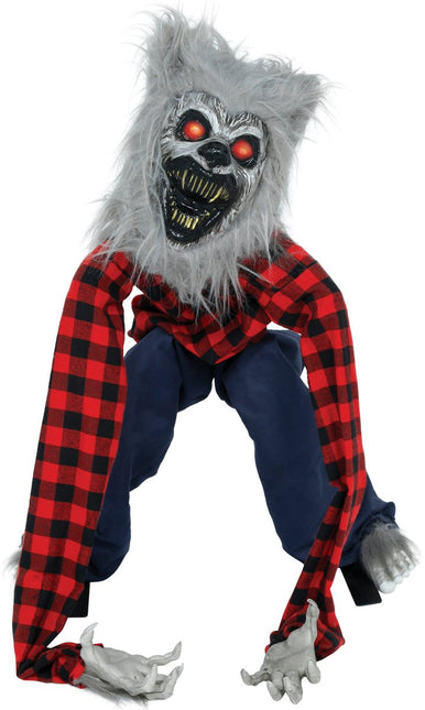Halloween Pop Weerwolf Met Licht, Geluid En Beweging 90cm van Fiestas Guirca koop je bij Partywinkel