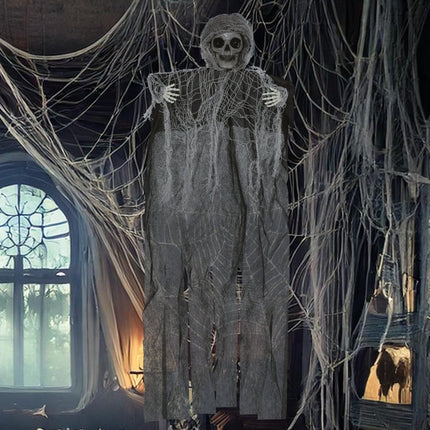 Halloween Pop Zwart Skelet Met Cape 60cm van Fiestas Guirca koop je bij Partywinkel