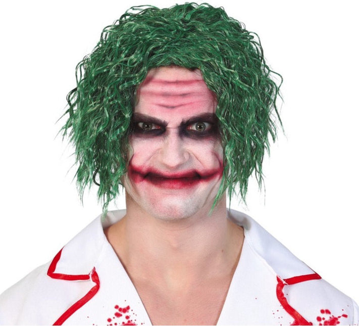 Halloween Pruik Joker Groen van Fiestas Guirca koop je bij Partywinkel