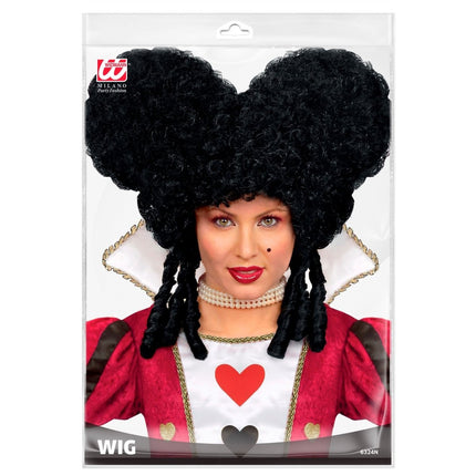 Halloween Pruik Zwart Barok van Widmann koop je bij Partywinkel